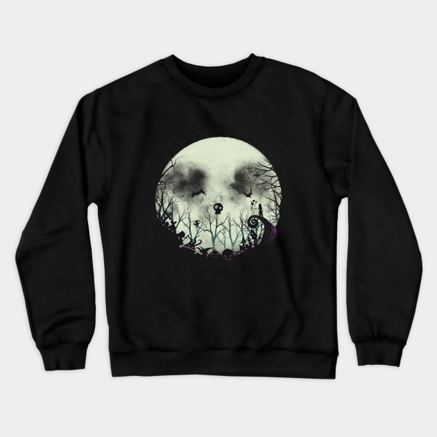 Halloween Town Crewneck Sweatshirt by DANDINGEROZZ